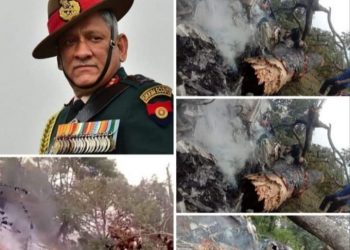 ಸೇನಾ ಹೆಲಿಕಾಪ್ಟರ್  ದುರಂತ: ಸಿಡಿಎಸ್ ಬಿಪಿನ್ ರಾವತ್​ ದುರ್ಮರಣ..!!