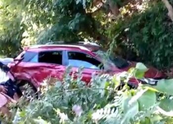 ವಿಟ್ಲ: ನಿಯಂತ್ರಣ ತಪ್ಪಿ ಕಂದಕಕ್ಕೆ ಉರುಳಿದ ಕಾರು..!!