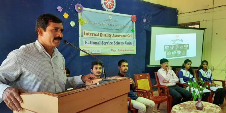 ಬೆಟ್ಟಂಪಾಡಿ: ಕಾಲೇಜಿನಲ್ಲಿ ಪ್ರಥಮ ಪದವಿ ವಿದ್ಯಾರ್ಥಿಗಳಿಗೆ ಎನ್ನೆಸ್ಸೆಸ್ ಕುರಿತು ಪ್ರಶಿಕ್ಷಣ ಕಾರ್ಯಕ್ರಮ