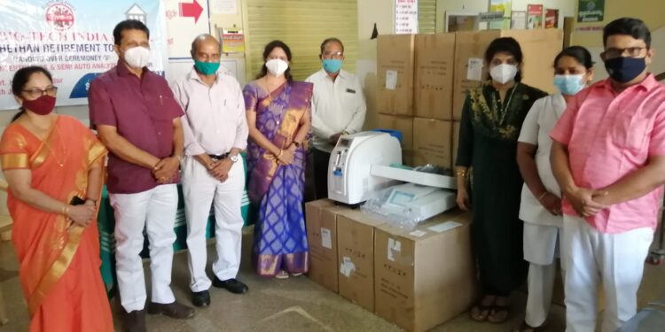 ಭಟ್ ಬಯೋಟೆಕ್ ನಿಂದ ಪುತ್ತೂರು ಸರಕಾರಿ ಆಸ್ಪತ್ರೆಗೆ 8 ಲಕ್ಷ ಮೌಲ್ಯದ ಆಕ್ಸಿಜನ್ ಕಾನ್ಸೆಂಟ್ರೇಟರ್ ಕೊಡುಗೆ