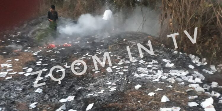 ಆನೆಮಜಲು: ಗುಡ್ಡಕ್ಕೆ ಬೆಂಕಿ – ಅಗ್ನಿಶಾಮಕದಳದಿಂದ ಕಾರ್ಯಾಚರಣೆ…!!!