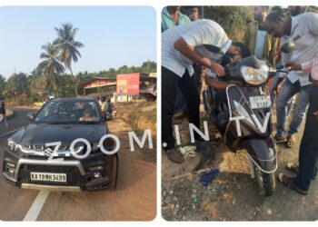 ದಾರಂದಕುಕ್ಕು: ಆಕ್ಟಿವಾ ಮತ್ತು ಕಾರ್ ನಡುವೆ ಅಪಘಾತ: ಬಂಟ್ವಾಳ ಮೂಲದ ಇಬ್ಬರು ವಿದ್ಯಾರ್ಥಿನಿಯರಿಗೆ ಗಾಯ, ಆಸ್ಪತ್ರೆಗೆ ದಾಖಲು..!!