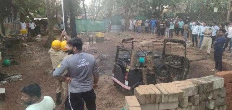 ಬಂಟ್ವಾಳ: ಆಟೋ ಗ್ಯಾಸ್ ಸಿಲಿಂಡರ್ ಸ್ಫೋಟ: ಓರ್ವ ಗಂಭೀರ..!!