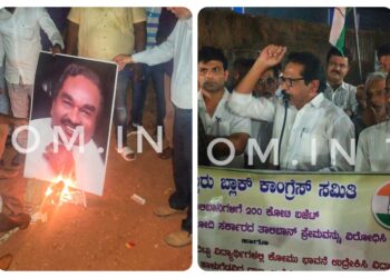 ಪುತ್ತೂರು: ಬ್ಲಾಕ್ ಕಾಂಗ್ರೆಸ್ ವತಿಯಿಂದ ಪ್ರತಿಭಟನೆ: “ಹಿಜಾಬ್ ವಿವಾದಕ್ಕೆ ಬಿಜೆಪಿ ಎಸ್ ಡಿ ಪಿ ಐ ಒಳ ಒಪ್ಪಂದವೇ ಕಾರಣ” – ಅಮಲ ರಾಮಚಂದ್ರ…!!! ಇನ್ನು ಮುಂದೆ ಯಾರಿಗೂ ಪಂಜಿನ ಮೆರವಣಿಗೆ ನಡೆಸಲು ಬಿಡಬಾರದು – ಮಹಮ್ಮದ್ ಆಲಿ