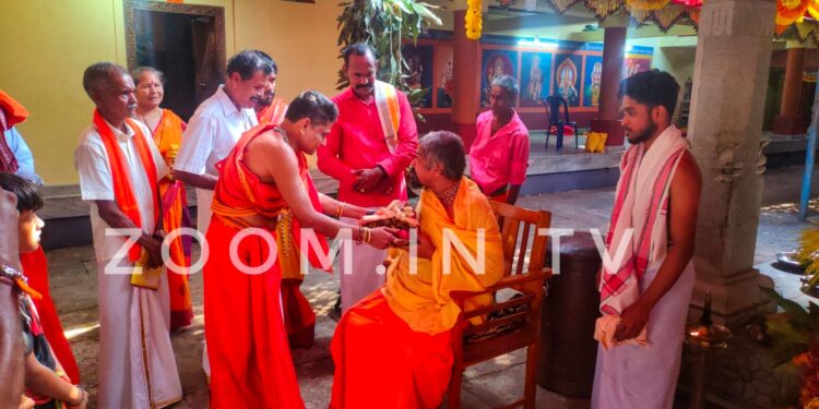 ಕುಕ್ಕಾಜೆ: ಶ್ರೀ ಕಾಳಿಕಾಂಬ ಆಂಜನೇಯ ದೇವಸ್ಥಾನದ ಜಾತ್ರೋತ್ಸವಕ್ಕೆ ಭೇಟಿ ನೀಡಿದ ಮಾಣಿಲ ಶ್ರೀ