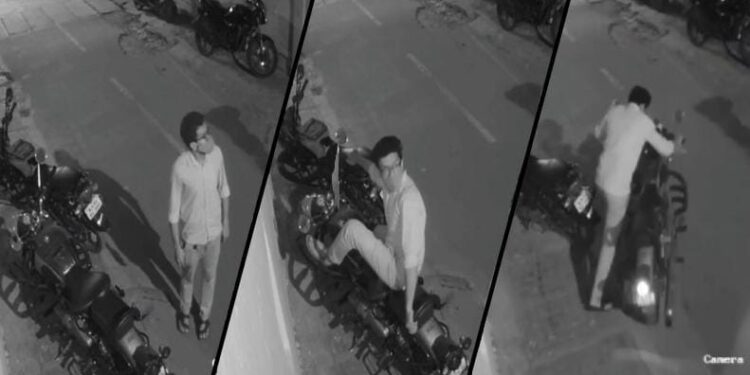 ಬರೀ ಸೇಫ್ಟಿ ಪಿನ್ ಬಳಸಿ 15 ಲಕ್ಷ ಮೌಲ್ಯದ ಬೈಕ್ಗಳ ಕಳ್ಳತನ:; ಇಬ್ಬರು ಖತರ್ನಾಕ್ ಕಳ್ಳರ ಬಂಧನ..!!