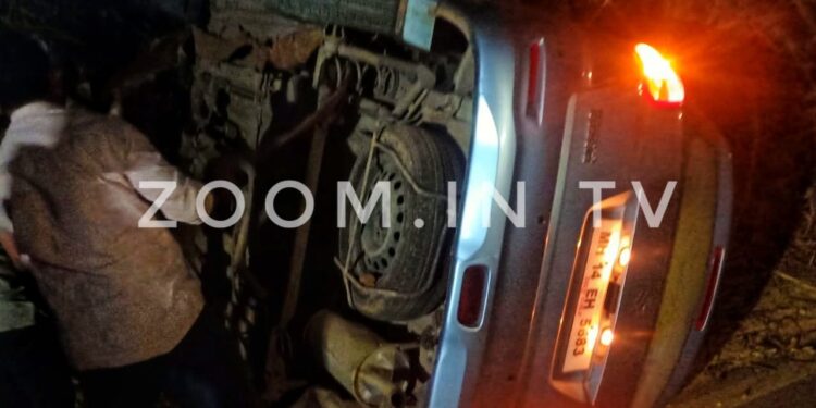 ಬೆದ್ರೋಡಿ: ಚಾಲಕನ ನಿಯಂತ್ರಣ ತಪ್ಪಿ ಕಾರು ಪಲ್ಟಿ: ಮೂವರಿಗೆ ಗಾಯ..!!