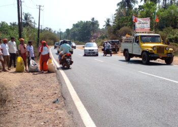 ಕೆದಿಲ: ಭಾರತೀಯ ಜನತಾ ಪಾರ್ಟಿ ವತಿಯಿಂದ ಸ್ವಚ್ಚತಾ ಕಾರ್ಯ: ಹಲವಾರು ಕಾರ್ಯಕರ್ತರು ಭಾಗಿ