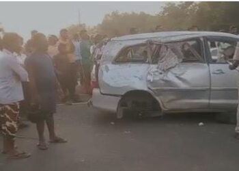 ಉಡುಪಿ: ಭೀಕರ ಕಾರು ಅಪಘಾತ: ಓರ್ವ ಸ್ಥಳದಲ್ಲೇ ಸಾವು: ಮೂವರು ಗಂಭೀರ