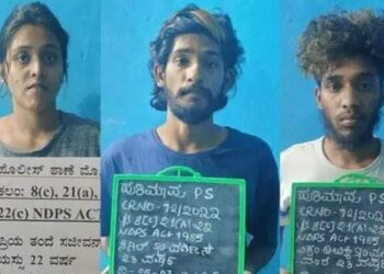 ಡ್ರಗ್ಸ್‌ ಮಾರಾಟ: ಇಬ್ಬರು ಪ್ರೇಮಿಗಳು ಸೇರಿ ಮೂವರ ಬಂಧನ..!!