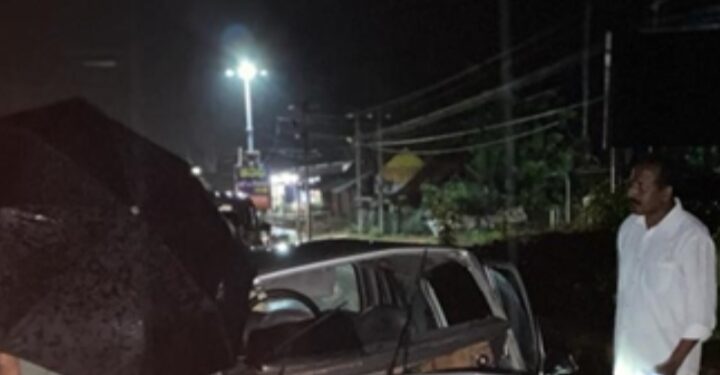 ಸುಳ್ಯ: ಸೇತುವೆ ಡಿವೈಡರ್ ಗೆ ಕಾರು ಡಿಕ್ಕಿ: ಖ್ಯಾತ ಜ್ಯೋತಿಷಿ ಸಹಿತ ಮೂವರು ಗಂಭೀರ..!!