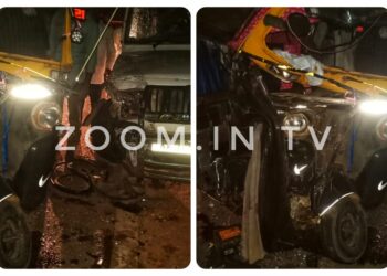 ಪುತ್ತೂರು: ದರ್ಬೆ ಬೈಪಾಸ್ ನಲ್ಲಿ ಆಟೋ ರಿಕ್ಷಾ ಮತ್ತು ಕಾರಿನ ನಡುವೆ ಅಪಘಾತ: ಇಬ್ಬರು ಗಂಭೀರ..!!