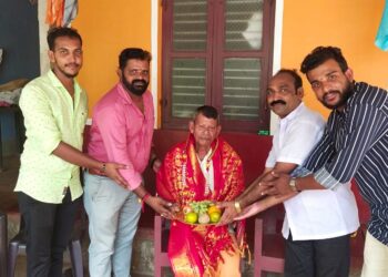 ಹಿಂ.ಜಾ.ವೇ.ವಿಟ್ಲ ತಾಲೂಕು ವತಿಯಿಂದ ಪದ್ಮಶ್ರೀ ಪುರಸ್ಕೃತ  ಮಹಾಲಿಂಗ ನಾಯ್ಕ್ ಅಮೈ ಯವರಿಗೆ ಸನ್ಮಾನ