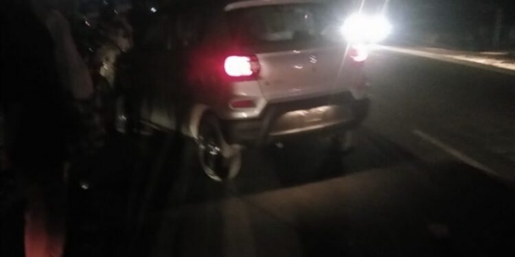 ಪುತ್ತೂರು: ಬೈಕ್ ಮತ್ತು ಕಾರಿನ ನಡುವೆ ಡಿಕ್ಕಿ: ಬೈಕ್ ಸವಾರನಿಗೆ ಗಾಯ..!!