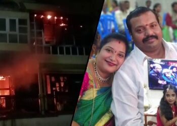 ಎಸಿ ಸ್ಫೋಟ: ಒಂದೇ ಕುಟುಂಬದ ಇಬ್ಬರು ಮಕ್ಕಳು ಸೇರಿ ಪತಿ-ಪತ್ನಿ ಸಜೀವ ದಹನ..!!