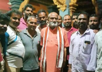 ಉಡುಪಿ: ಜಿಲ್ಲಾಡಳಿತ ನಿರ್ಬಂಧದ ಒಂದು ದಿನ ಮೊದಲೇ ಗಂಗೊಳ್ಳಿಗೆ ಬಂದ ಪ್ರಮೋದ್ ಮುತಾಲಿಕ್….!!