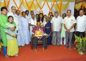 ರಾಜ್ಯ ಸಹಕಾರಿ ರತ್ನ ಪ್ರಶಸ್ತಿ ಪುರಸ್ಕೃತ ಸೀತಾರಾಮ ರೈ ಸವಣೂರು ರವರಿಗೆ ಆಳ್ವಫಾರ್ಮ್ಸ್ ನಲ್ಲಿ ಗೌರವಾರ್ಪಣೆ