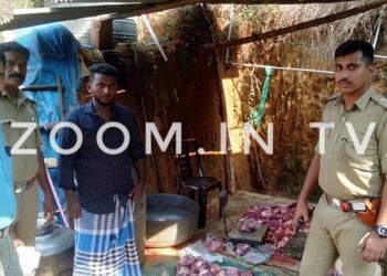ಕೆದಿಲ: ಅಕ್ರಮ ಕಸಾಯಿಖಾನೆಗೆ ಹಿಂ.ಜಾ.ವೇ. ಮಾಹಿತಿ ಮೇರೆಗೆ ಪುತ್ತೂರು ನಗರ ಠಾಣಾ ಪೊಲೀಸರ ಮಿಂಚಿನ ದಾಳಿ: ಓರ್ವ ಆರೋಪಿ ಹಾಗೂ ಗೋ ಮಾಂಸ ಪೊಲೀಸ್ ವಶಕ್ಕೆ..!!