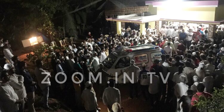 ಪುತ್ತೂರು: ಅಪಘಾತದಲ್ಲಿ ಮೃತಪಟ್ಟ ಹಾಶೀರ್ ನ ಅಂತಿಮ ದರ್ಶನ