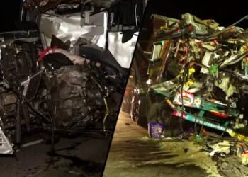 ಖಾಸಗಿ ಬಸ್-ಲಾರಿ ನಡುವೆ ಭೀಕರ ಅಪಘಾತ: 7 ಮಂದಿ ಸಾವು, 26 ಮಂದಿಗೆ ಗಾಯ..!!