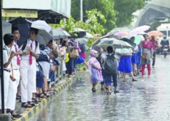 ಭಾರೀ ಮಳೆ ಹಿನ್ನೆಲೆ: ದ.ಕ. ಜಿಲ್ಲೆಯ ಶಾಲೆಗಳಿಗೆ ರಜೆ ಘೋಷಣೆ..!!