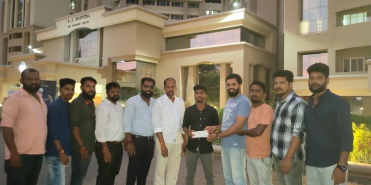 ರಸ್ತೆ ಅಪಘಾತದಲ್ಲಿ ಗಂಭೀರ ಗಾಯಗೊಂಡಿದ್ದ ಮೋಹನ್ ದಾಸ್ ರವರ ಚಿಕಿತ್ಸೆಗಾಗಿ ಯುವಶಕ್ತಿ ಸೇವಾಪಥ ಹಮ್ಮಿಕೊಂಡಿದ್ದ ಸೇವಾನಿಧಿ ಯೋಜನೆ ಸಂಪನ್ನ