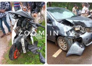 ಪುತ್ತೂರು: ಕಾರು ಮತ್ತು ಬೈಕ್ ನಡುವೆ ಡಿಕ್ಕಿ: ಬೈಕ್ ಸವಾರ ಆಸ್ಪತ್ರೆಗೆ ದಾಖಲು..!!