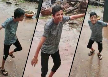 ‘ಎಸ್​ಎಸ್​ಎಲ್​ಸಿ ಪರೀಕ್ಷೆಲಿ ನಾನ್​ ಪಾಸ್​ ಆದ್ನೋ..’ ಮಳೆಯಲ್ಲಿ ಕುಣಿದು ಕುಪ್ಪಳಿಸಿದ ವಿದ್ಯಾರ್ಥಿ: ವೀಡಿಯೋ ವೈರಲ್..!!