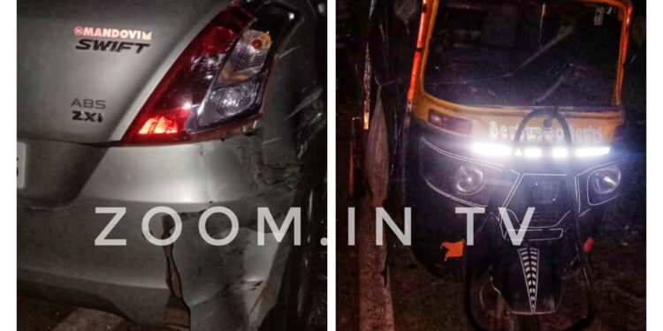 ಪುತ್ತೂರು: ಆಟೋ ರಿಕ್ಷಾ- ಸ್ವಿಫ್ಟ್ ಕಾರಿನ ನಡುವೆ ಡಿಕ್ಕಿ: ರಿಕ್ಷಾ ಚಾಲಕನಿಗೆ ಗಾಯ