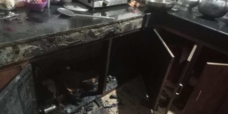 ಉಡುಪಿ: ಅಡುಗೆ ಮನೆಯಲ್ಲಿ ಗ್ಯಾಸ್ ಸಿಲಿಂಡರ್ ಸ್ಫೋಟ: ಇಬ್ಬರಿಗೆ ಗಾಯ