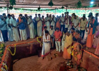 ಅಜ್ಜಿಕಲ್ಲು: ಶ್ರೀ ಶಕ್ತಿ ಜಟಾಧಾರಿ  ಭಜನಾ ಮಂದಿರದ ನೂತನ ಕಟ್ಟಡದ ಶಿಲಾನ್ಯಾಸ ಕಾರ್ಯಕ್ರಮ