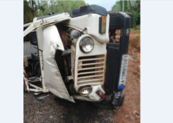 ಕಾರ್ಕಳ: ಮುಂಡ್ಕೂರು ಸಮೀಪ ಜೀಪ್ ಪಲ್ಟಿ: ಯುವತಿ ಮೃತ್ಯು:; ಮೂವರು ಗಂಭೀರ