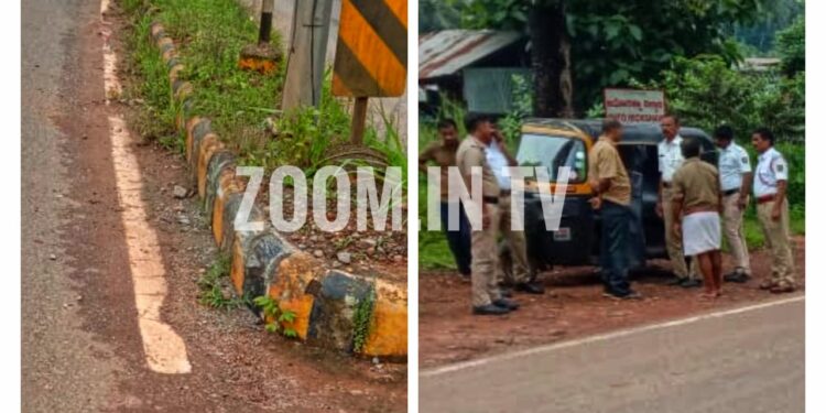 ಕೃಷ್ಣನಗರ: ನಿಯಂತ್ರಣ ತಪ್ಪಿ ರಸ್ತೆ ವಿಭಜಕಕ್ಕೆ ಡಿಕ್ಕಿ ಹೊಡೆದ ಆಟೋ ರಿಕ್ಷಾ: ಚಾಲಕನಿಗೆ ಗಾಯ..!!