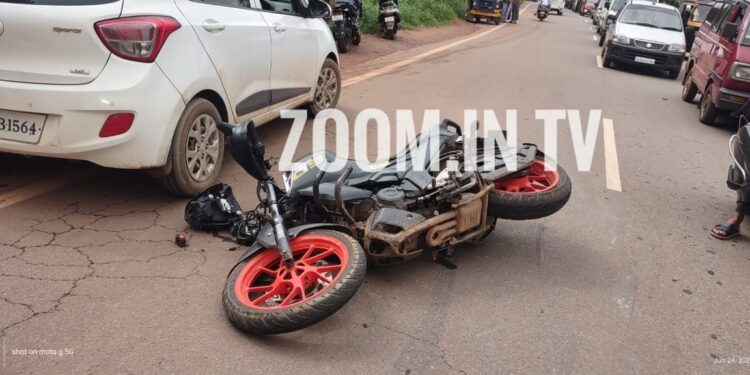 ಪುತ್ತೂರು: ಆಟೋ ರಿಕ್ಷಾ ಮತ್ತು ಬೈಕ್ ನಡುವೆ ಡಿಕ್ಕಿ: ಓರ್ವ ಮಹಿಳೆಗೆ ಮತ್ತು ಬೈಕ್ ಸವಾರನಿಗೆ ಗಾಯ