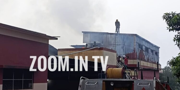 ವಿಟ್ಲ:ಹಾಳೆ ತಟ್ಟೆ ತಯಾರಿಕಾ ಘಟಕ ಇಕೋ ವಿಶನ್ ನಲ್ಲಿ ಆಕಸ್ಮಿಕ ಬೆಂಕಿ…!!!