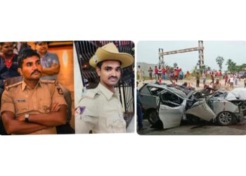 ಚಿತ್ತೂರಿನಲ್ಲಿ ಭೀಕರ ಅಪಘಾತ: ಕರ್ನಾಟಕದ ಇಬ್ಬರು ಪೊಲೀಸರು ಸೇರಿ ಮೂವರು ಸಾವು…!!