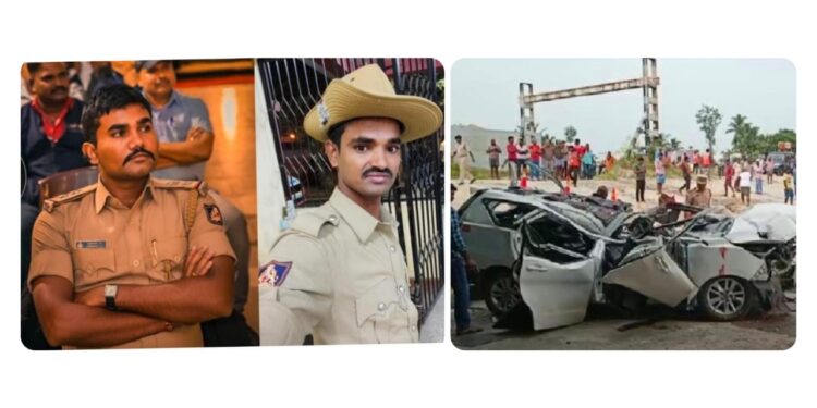 ಚಿತ್ತೂರಿನಲ್ಲಿ ಭೀಕರ ಅಪಘಾತ: ಕರ್ನಾಟಕದ ಇಬ್ಬರು ಪೊಲೀಸರು ಸೇರಿ ಮೂವರು ಸಾವು…!!