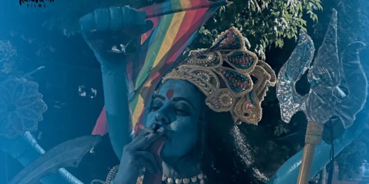 ಕಾಳಿ ಕೈಲಿ ಸಿಗರೇಟು, ಮತ್ತೊಂದು ಕೈಯಲ್ಲಿ ಎಲ್ಜಿಬಿಟಿಕ್ಯೂ ಧ್ವಜ : ಭುಗಿಲೆದ್ದ ಆಕ್ರೋಶ