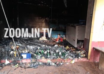 ವಿಟ್ಲ: ಶಾರ್ಟ್ ಸರ್ಕ್ಯೂಟ್ ನಿಂದಾಗಿ ಸಂಪೂರ್ಣ ಸುಟ್ಟು ಭಸ್ಮವಾದ ಅಂಗಡಿ: ಲಕ್ಷಾಂತರ ರೂ. ನಷ್ಟ..!!