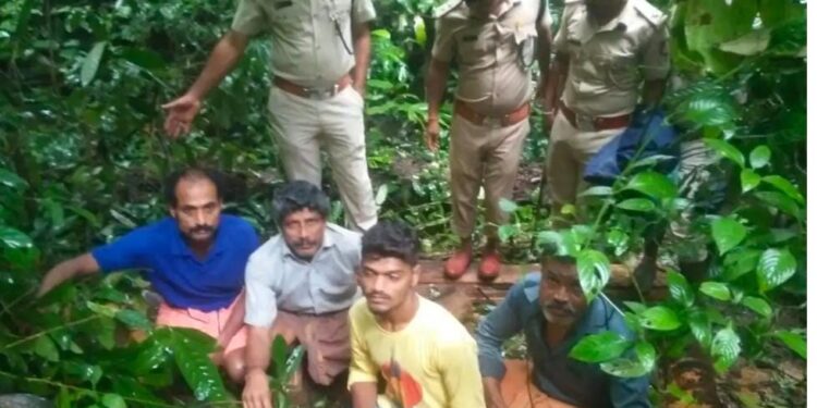 ಬೆಳ್ತಂಗಡಿ: ಸರ್ಕಾರಿ ಅರಣ್ಯದಿಂದ ಬೆಲೆಬಾಳುವ ಮರ ಕಡಿದು ಮಾರುತ್ತಿದ್ದ ಆರೋಪಿಗಳ ಬಂಧನ..!!