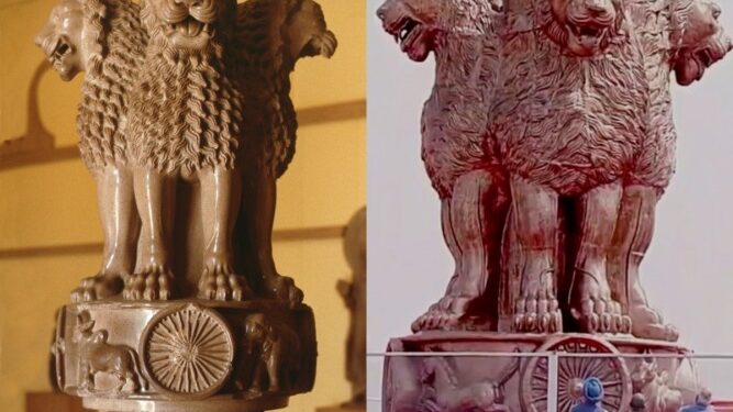 ಸುಪ್ರೀಂ ಕೋರ್ಟ್ ಮೆಟ್ಟಿಲೇರಿದ ರಾಷ್ಟ್ರ ಲಾಂಛನದ ವಿವಾದ