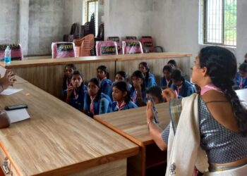 ಮಾಣಿ: ಬಾಲವಿಕಾಸ ಆಂಗ್ಲ ಮಾಧ್ಯಮ ಶಾಲೆಯ ಗೈಡ್ಸ್ ವಿದ್ಯಾರ್ಥಿಗಳ ಜೊತೆ ಗ್ರಾ.ಪಂ. ಅಧ್ಯಕ್ಷರ ಮುಖಾಮುಖಿ