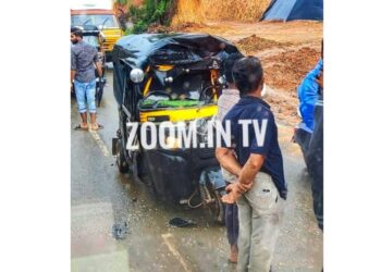 ಮಾಣಿ: ಆಟೋ ರಿಕ್ಷಾಗೆ ಲಾರಿ ಡಿಕ್ಕಿ: ಆಟೋ ಚಾಲಕ ಗಂಭೀರ: ಮಂಗಳೂರು ಆಸ್ಪತ್ರೆಗೆ ರವಾನೆ