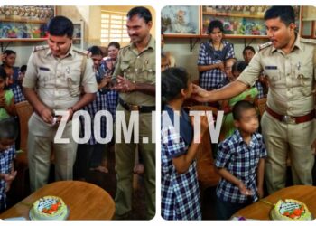 ಕೌಶಲ್ಯ ತರಬೇತಿ ಕೇಂದ್ರದ ಮಕ್ಕಳೊಂದಿಗೆ ಹುಟ್ಟುಹಬ್ಬ ಆಚರಿಸಿಕೊಂಡ ಪುಂಜಾಲಕಟ್ಟೆ ಪೊಲೀಸ್ ಠಾಣಾ ಎಸ್.ಐ. ‘ಸುತೇಶ್ ‘..