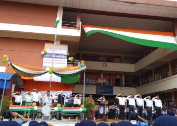 ವಿಟ್ಲ: ಜೇಸಿಸ್ ಆಂಗ್ಲ ಮಾಧ್ಯಮ ಪ್ರೌಢ ಶಾಲೆಯಲ್ಲಿ ’75ನೇ ವರ್ಷದ ಸ್ವಾತಂತ್ರ್ಯ ದಿನಾಚರಣೆ’