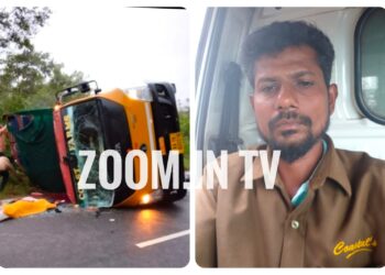 ಮಂಗಳೂರಿಗೆ ಕೋಳಿ ಸಾಗಿಸುತ್ತಿದ್ದ ಲಾರಿ ಮಡಿಕೇರಿಯಲ್ಲಿ ಅಪಘಾತ: ವಿಟ್ಲ ಮೂಲದ ಚಾಲಕ ಮೃತ್ಯು..!!