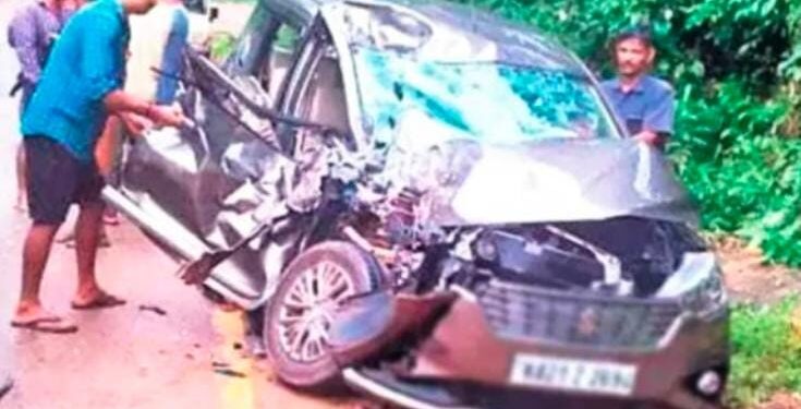 ಶಿರಾಡಿ: ಕಾರು ಮತ್ತು ಬಸ್ ನಡುವೆ ಅಪಘಾತ: ರಾಮಕುಂಜ ಮೂಲದ ಇಬ್ಬರಿಗೆ ಗಾಯ..!!