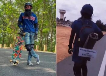 ಸ್ಕೇಟಿಂಗ್ ಬೋರ್ಡ್​ನಲ್ಲೇ ಕಾಶ್ಮೀರಕ್ಕೆ ಹೊರಟಿದ್ದ ಕೇರಳದ ಯುವಕ ರಸ್ತೆ ಅಪಘಾತದಲ್ಲಿ ಮೃತ್ಯು..!!