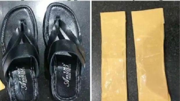 ಮಂಗಳೂರು: ಚಪ್ಪಲಿಯಲ್ಲಿ ಮರೆಮಾಚಿ ಅಕ್ರಮ ಚಿನ್ನ ಸಾಗಾಟ: 17 ಲಕ್ಷ ರೂ. ಮೌಲ್ಯದ ಚಿನ್ನ ವಶ