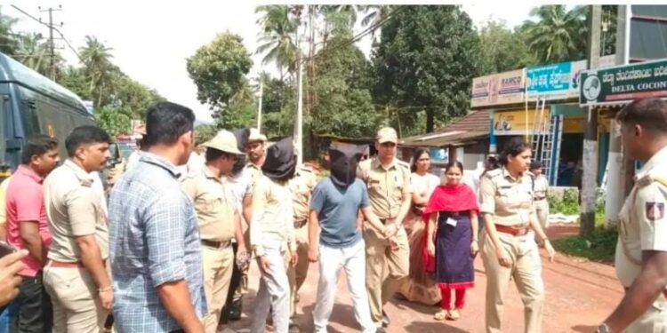 ಪ್ರವೀಣ್ ನೆಟ್ಟಾರು ಹತ್ಯೆ ಪ್ರಕರಣ: ಬಂಧಿತರನ್ನು ಸ್ಥಳ ಮಹಜರಿಗೆ ಬೆಳ್ಳಾರೆಗೆ ಕರೆ ತಂದ ಪೊಲೀಸರು